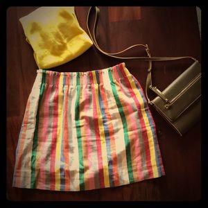 JCrew Stripped Picnic Skirt